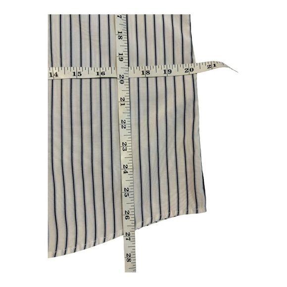 TM Exposure Men's Medium White & Blue Button Down Dress Shirt - Picture 11 of 14